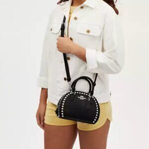 Authentic Coach - The Sydney Satchel With Rivets